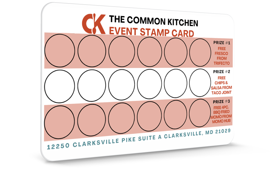 The Common Kitchen VIP Card